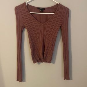 Forever 21 mauve/purple lightweight sweater. Size Small.